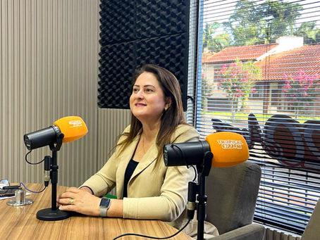 Palmitos: Prefeita cita ações, visita do Governador e convênio regional de saúde