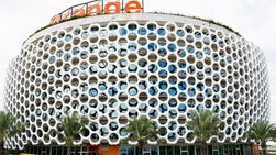 Les sièges d'orange Cote d'Ivoire en Afrique