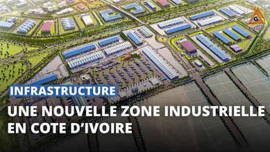 La nouvelle zone industrielle de côte d'ivoire à d'Akoupé Zeudji : 107 milliards de Fcfa