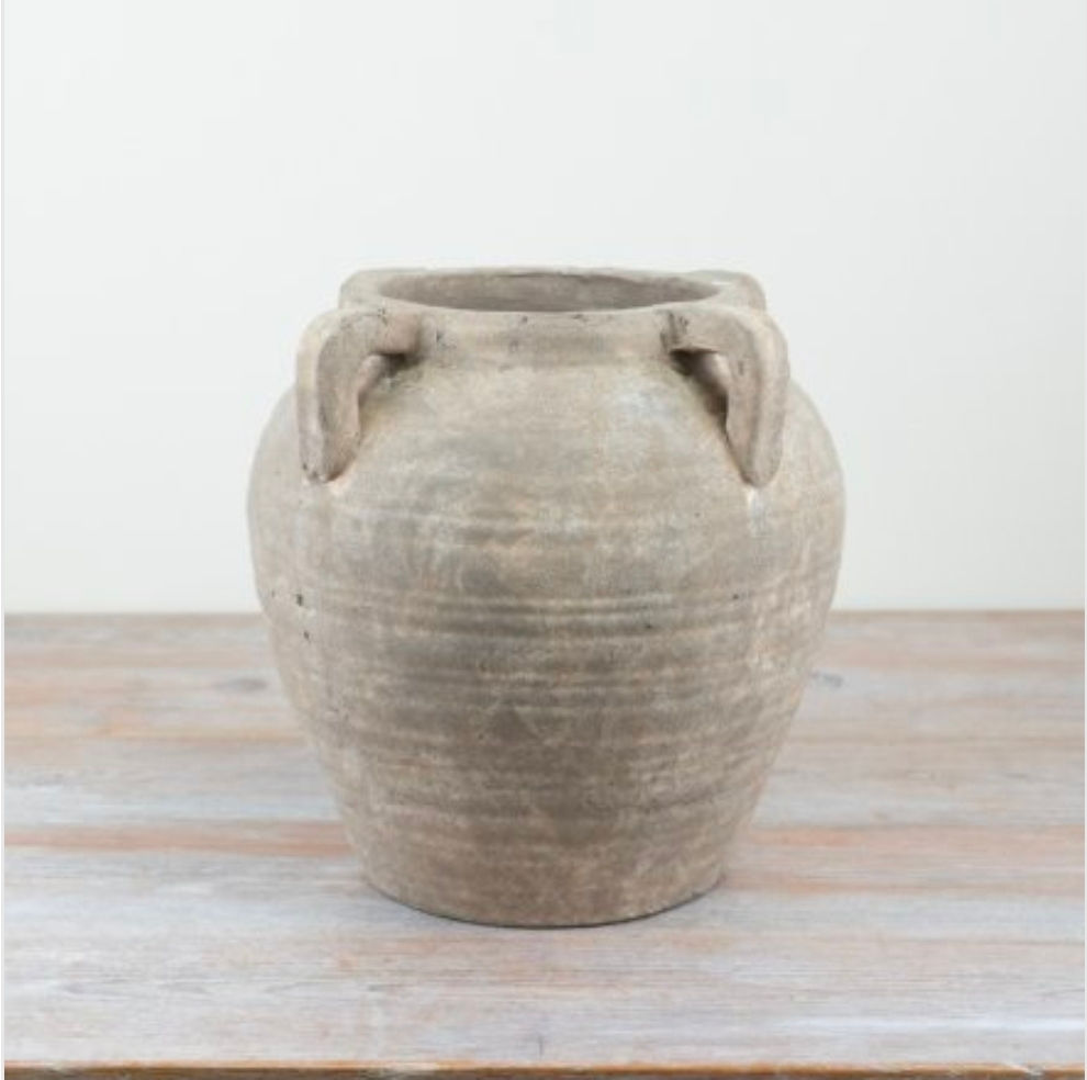 Natural stone vase