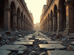 ROME ENGULFED IN FLAMES: FIRE RAVAGES ETERNAL CITY