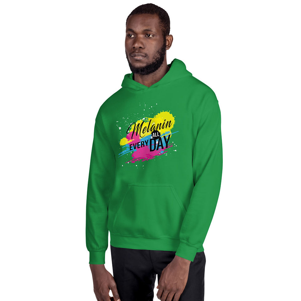 Thumbnail: Melanin All Day Everyday-Unisex Hoodie