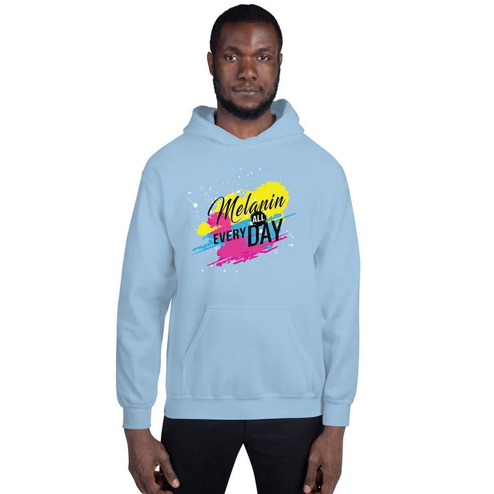Thumbnail: Melanin All Day Everyday-Unisex Hoodie