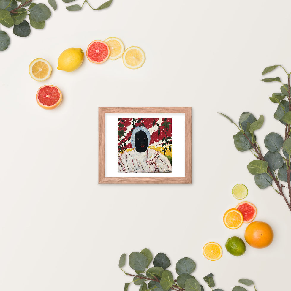 Thumbnail: Red Lips Framed poster