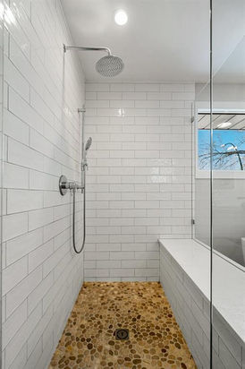 Tile, custom shower, tiling, ensuite, bathroom renovation