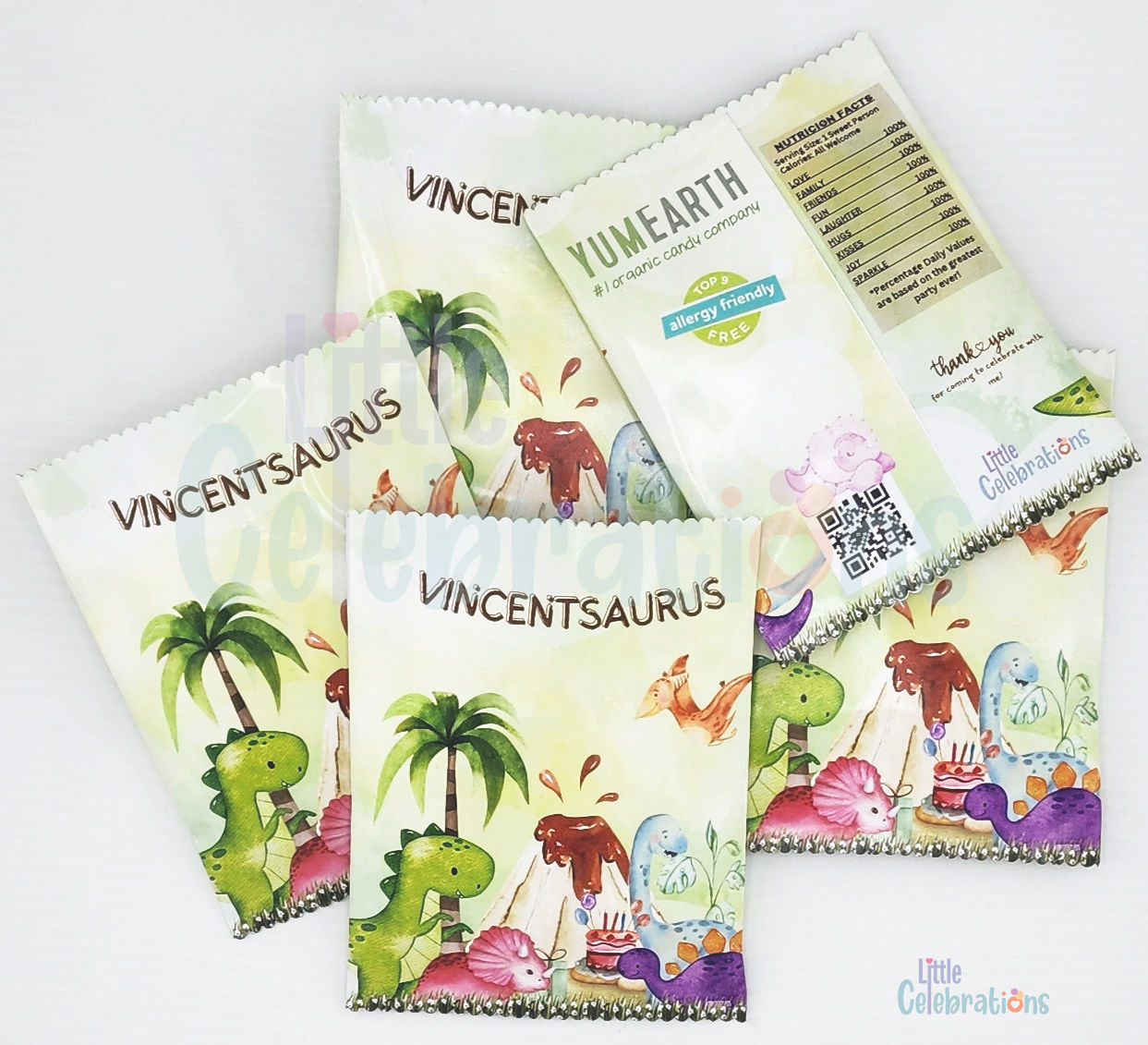 FILLED Custom YumEarth Giggles Mini Bags