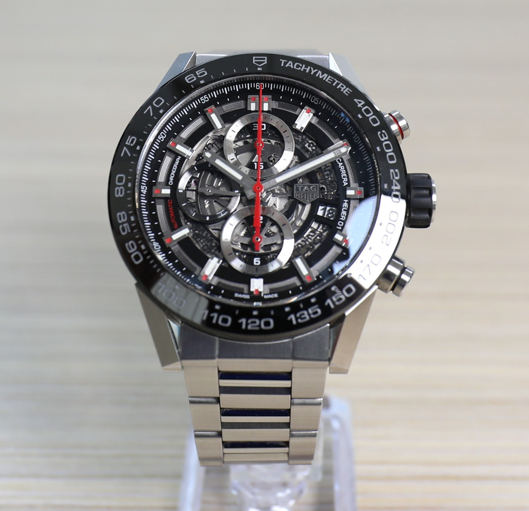 TAG Heuer Carrera - Calibre HEUER 01 - Skeleton - Ceramic Bezel - 45mm