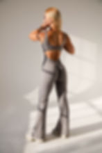 Thumbnail: Wide-Leg Jumpsuit – Stone Grey