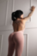 Thumbnail: Long Scrunch Butt Jumpsuit – Dusty Pink