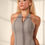 Miniatura: Halter Jumpsuit – Stone Grey