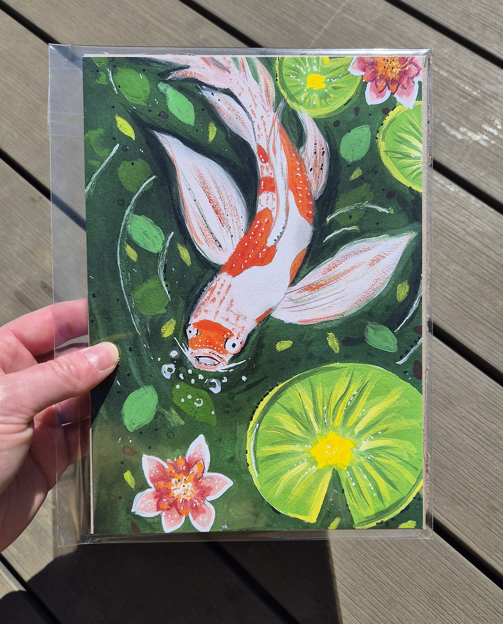 Thumbnail: Pond Fish Print