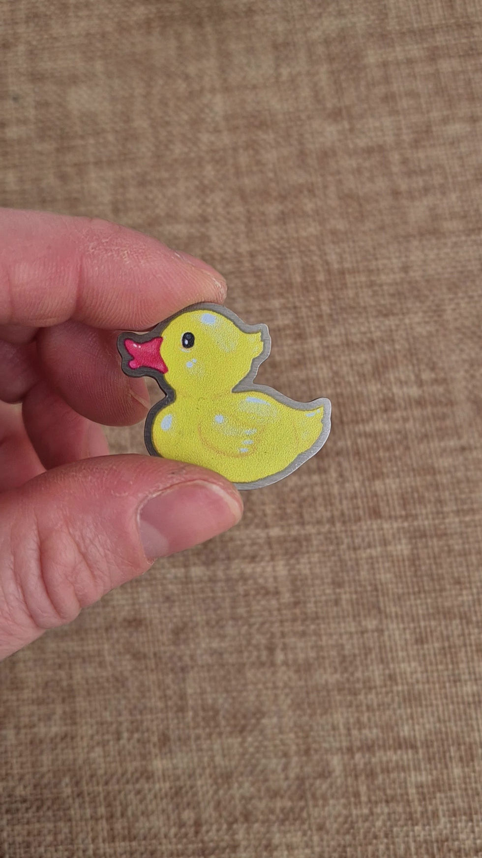 Thumbnail: Rubber Duck Metal Pin Badge