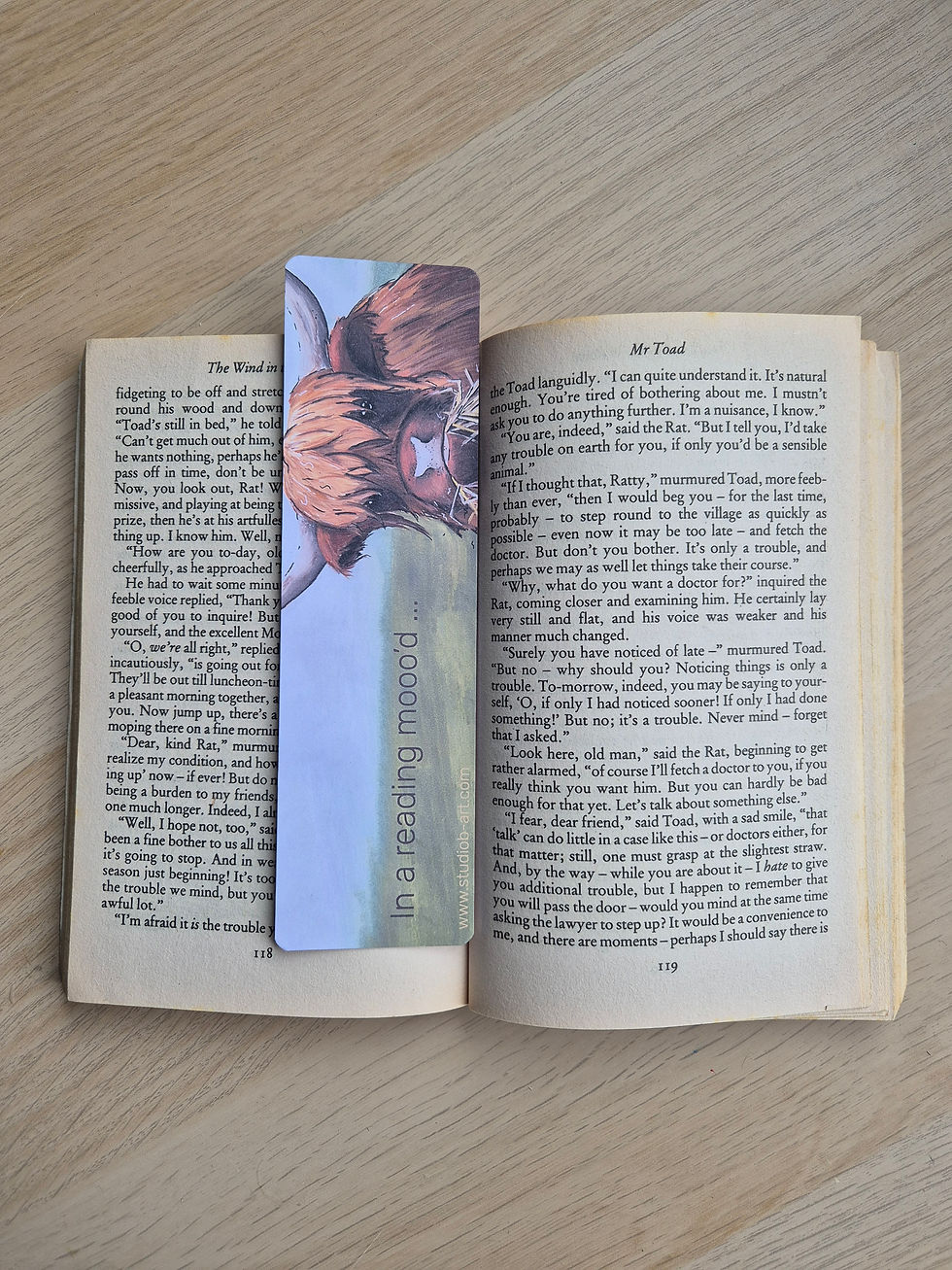 Thumbnail: Cow Bookmark