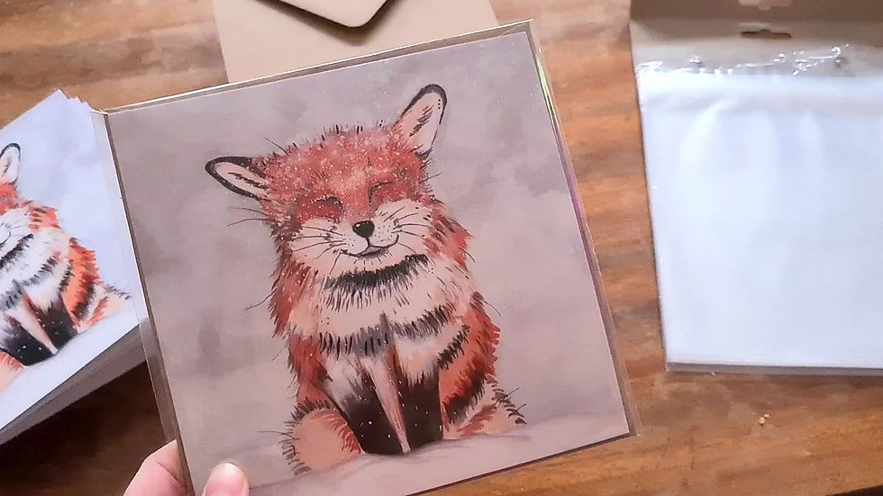 Thumbnail: Christmas Fox Card