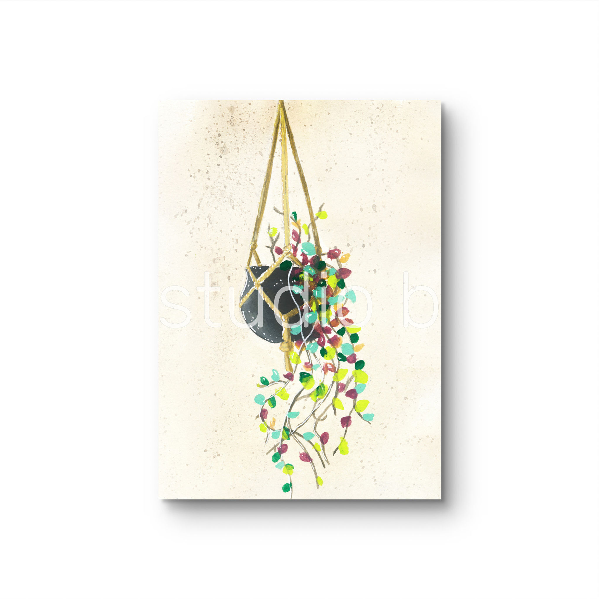Hanging Plant Print