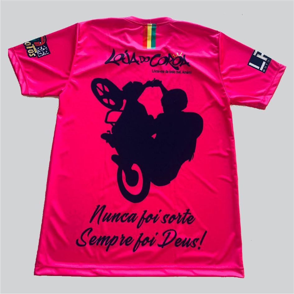 Camisa personalizada moto grau costas
