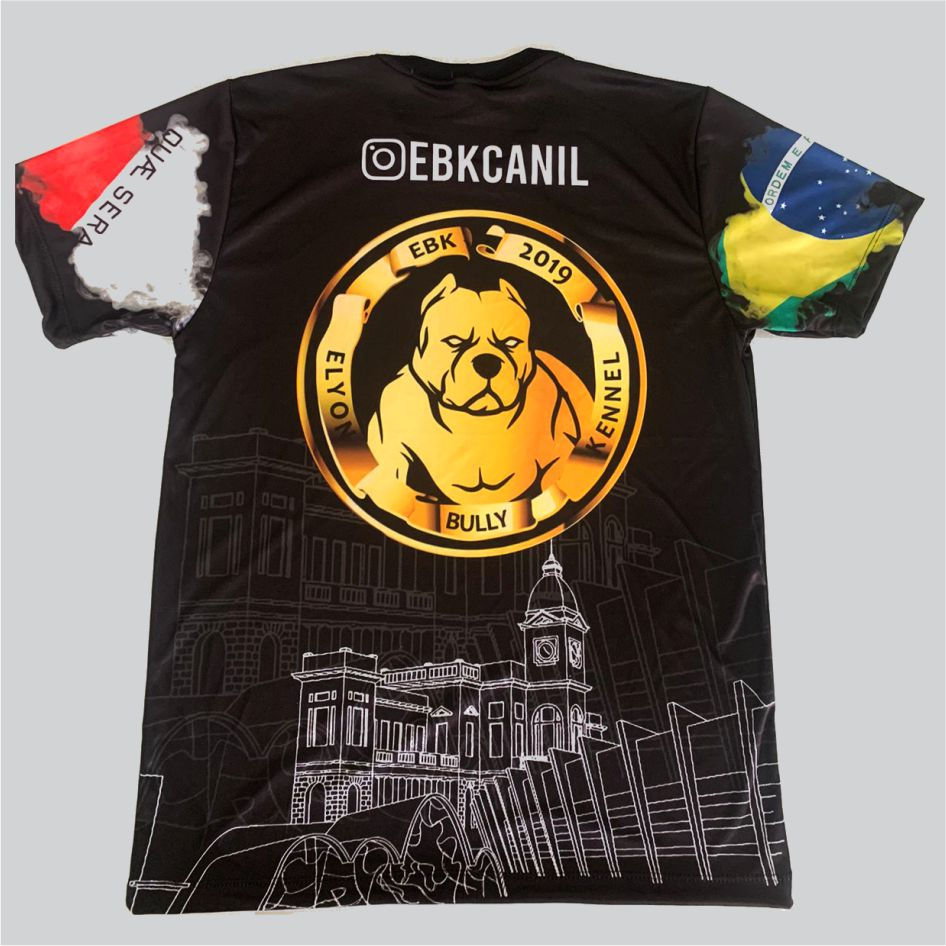 Camisa personalizada Boldog costas