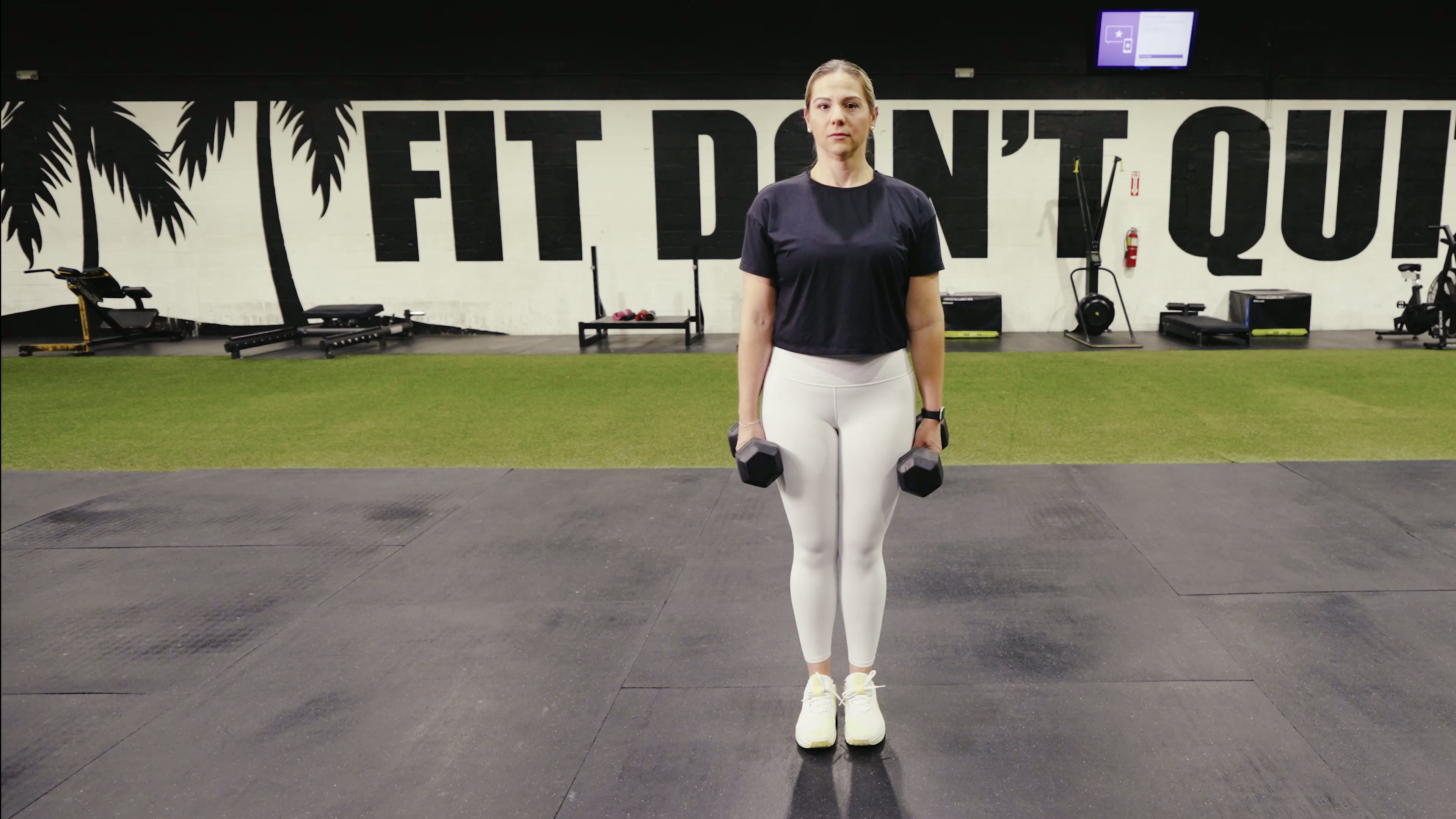 Dumbbell Side Lunge
