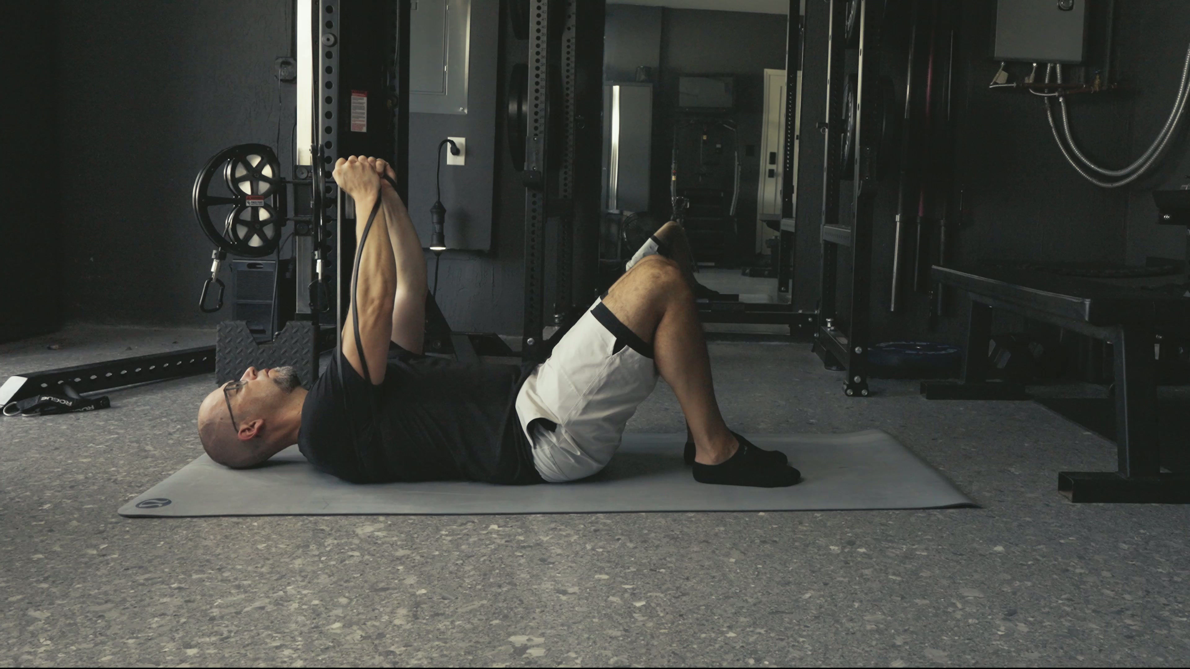 Supine Banded Chest Fly