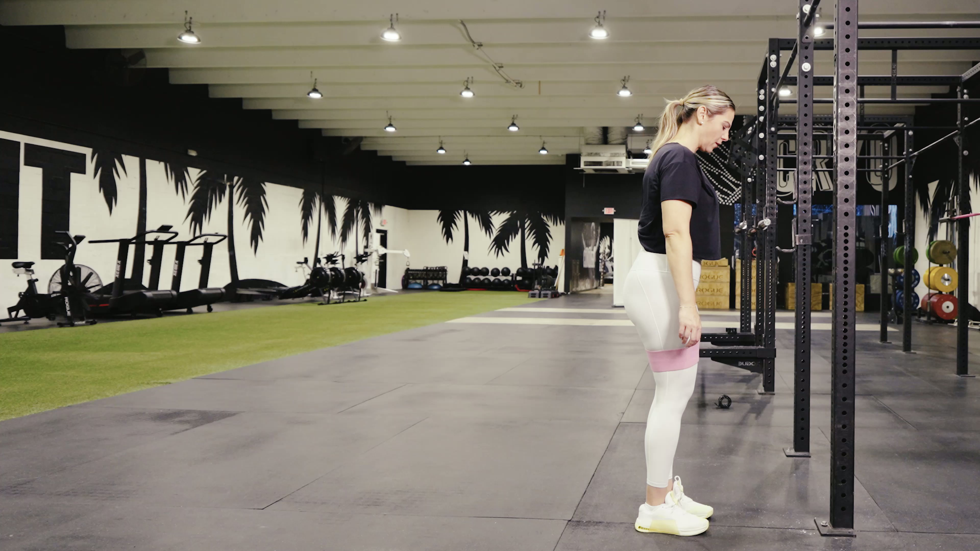 Standing Banded Straight Leg Extension