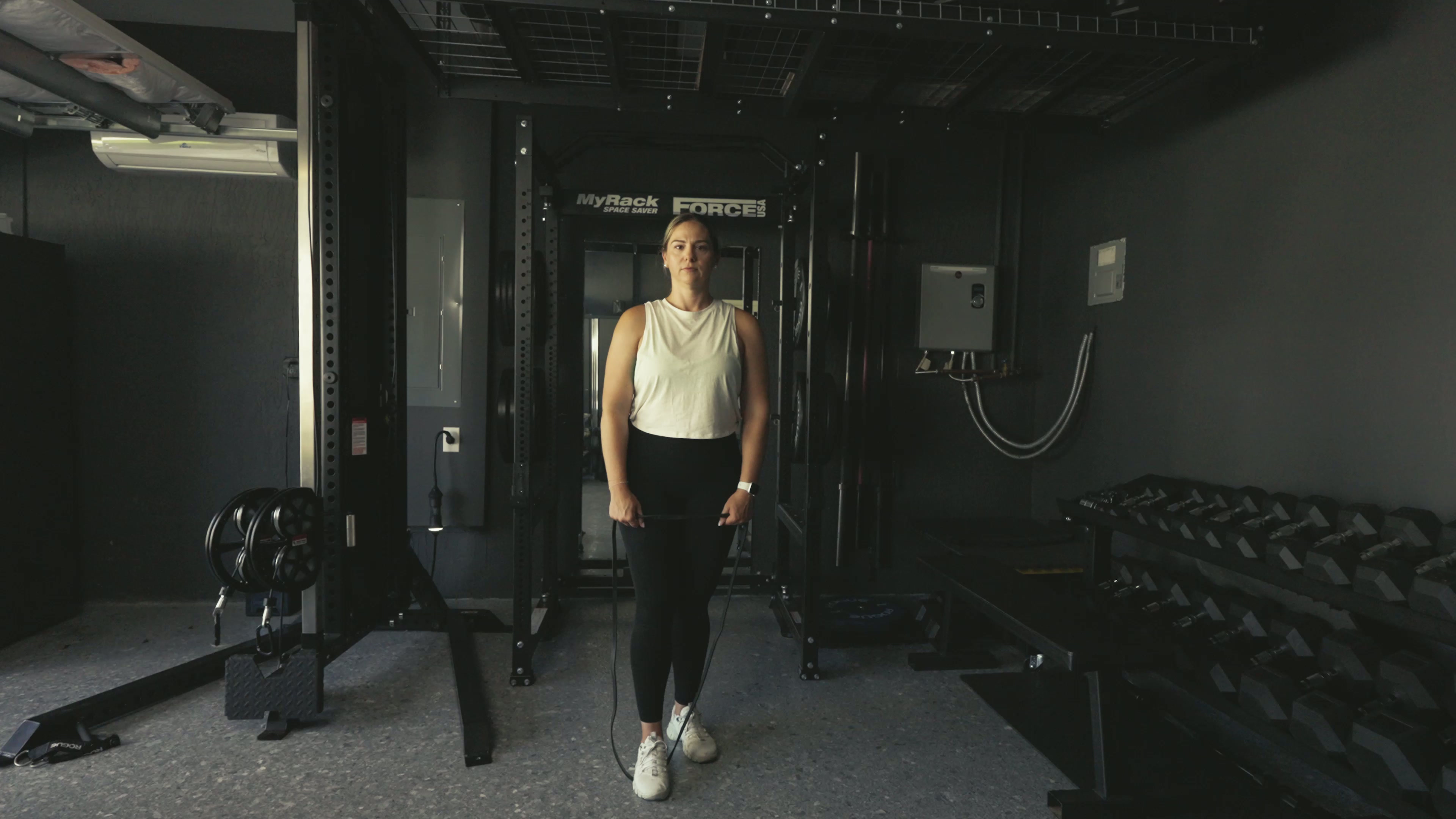 Banded Overhead Shoulder Press