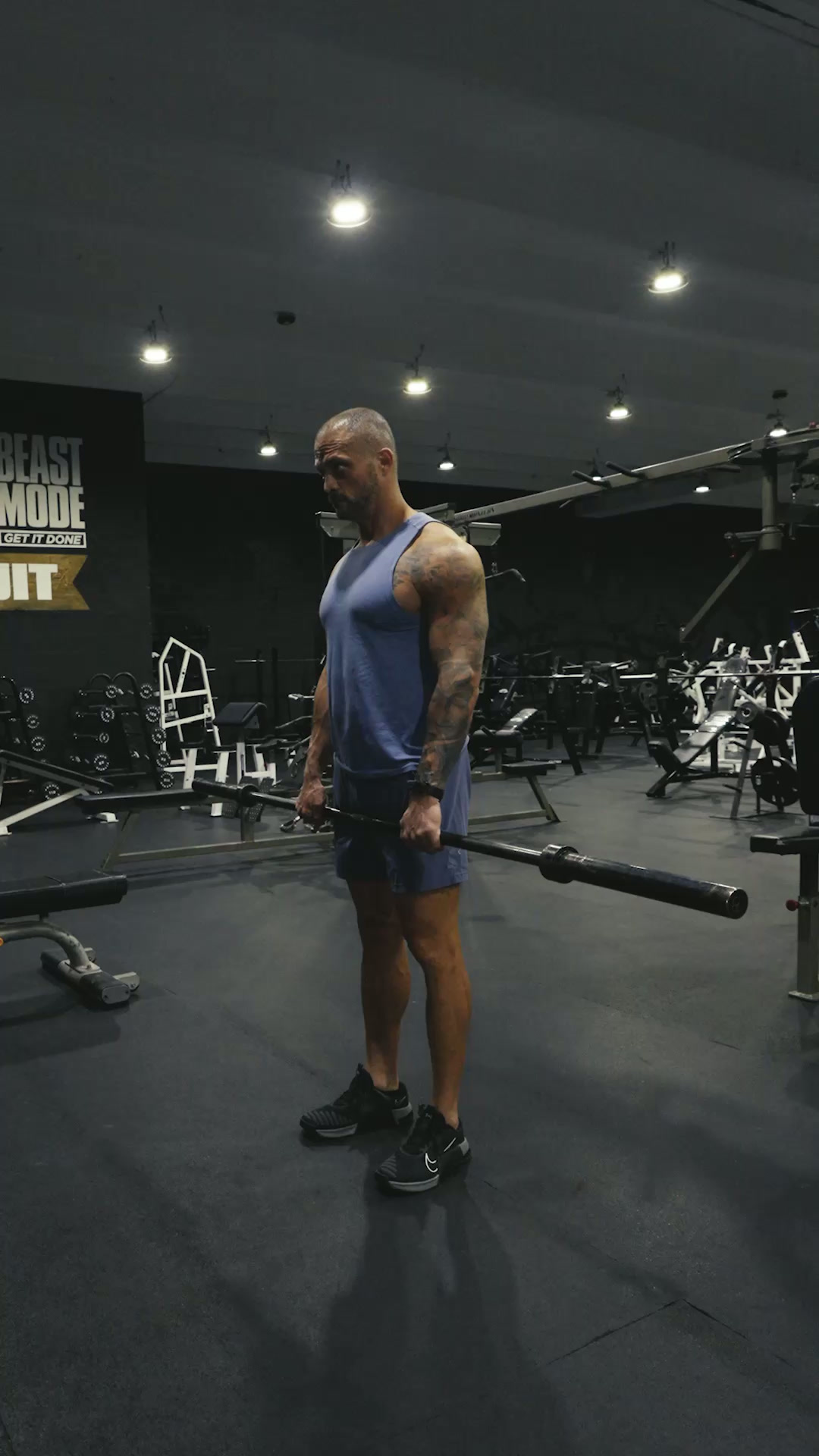 Standing Barbell Push Press