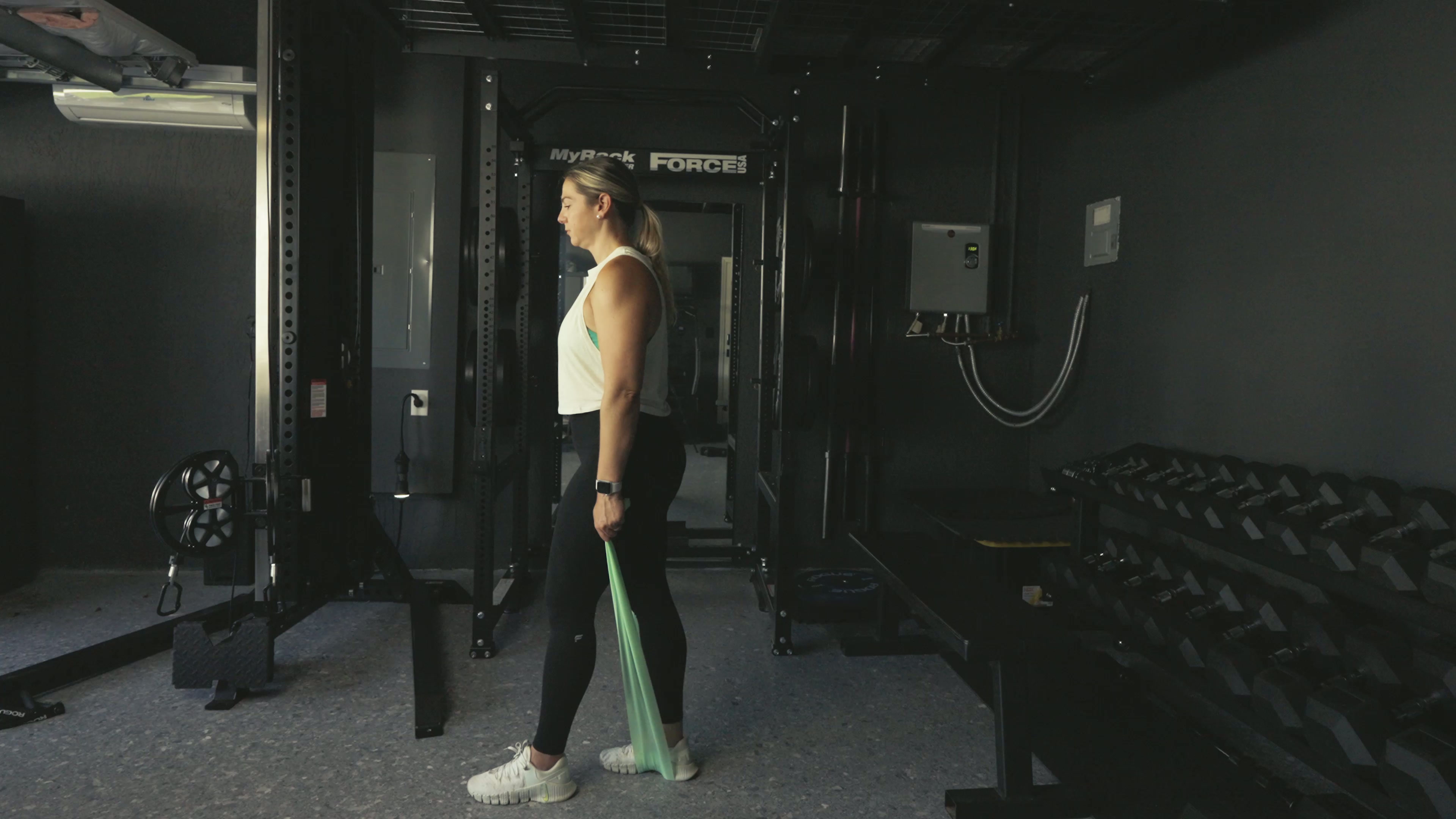 Banded Overhead Tricep Extensions