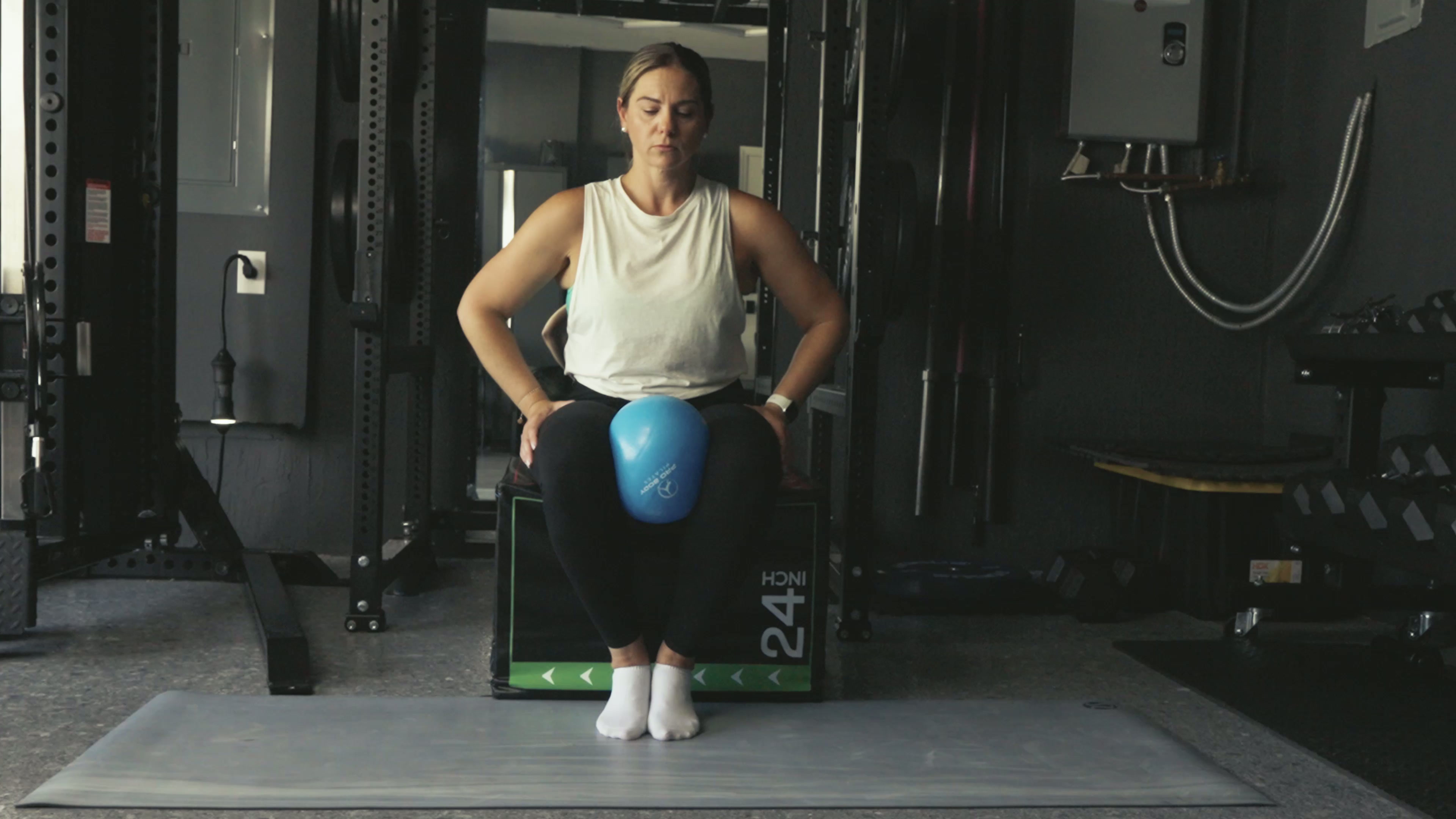 Seated Ball Squeeze