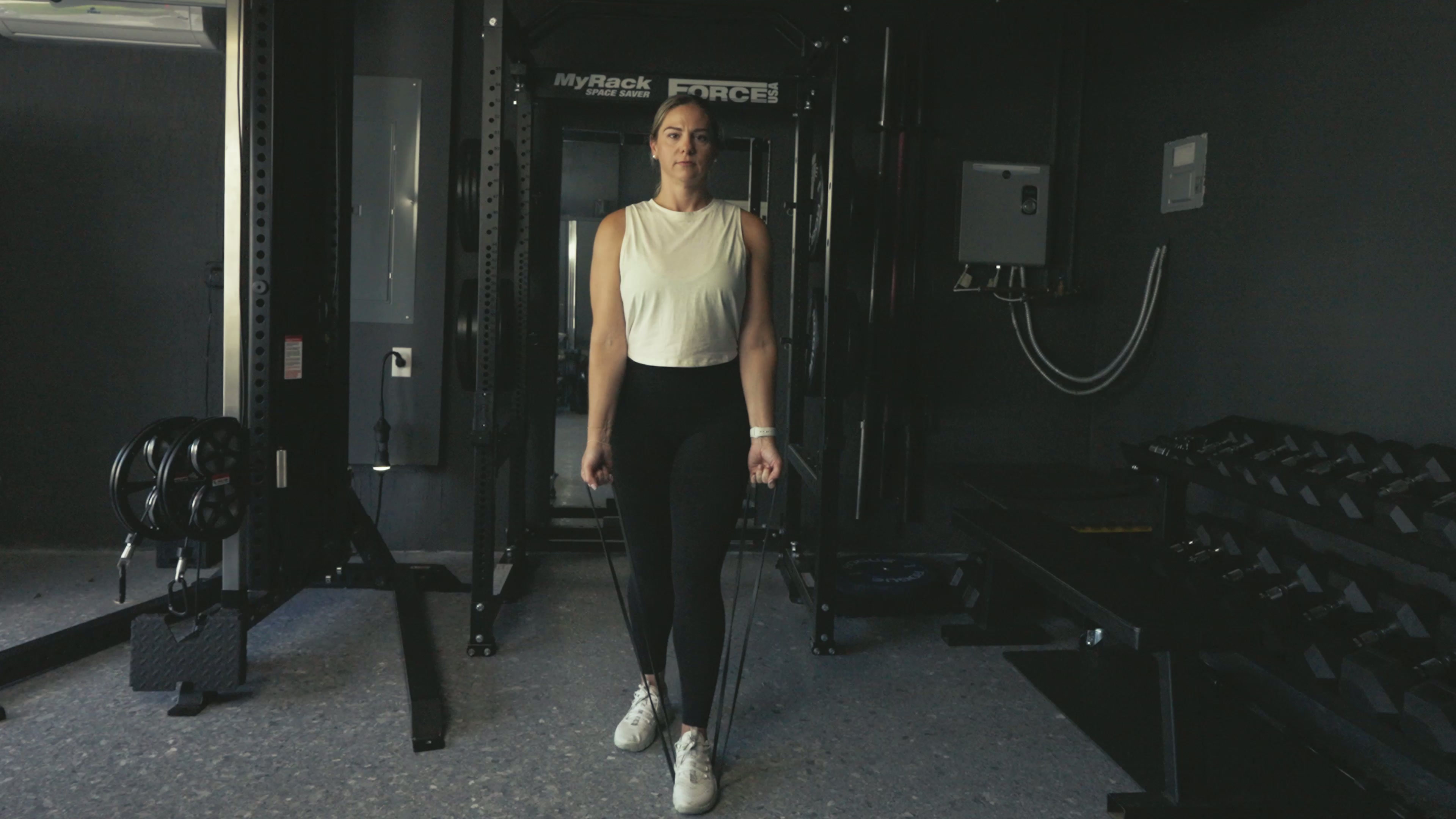 Banded Double Arm Curl