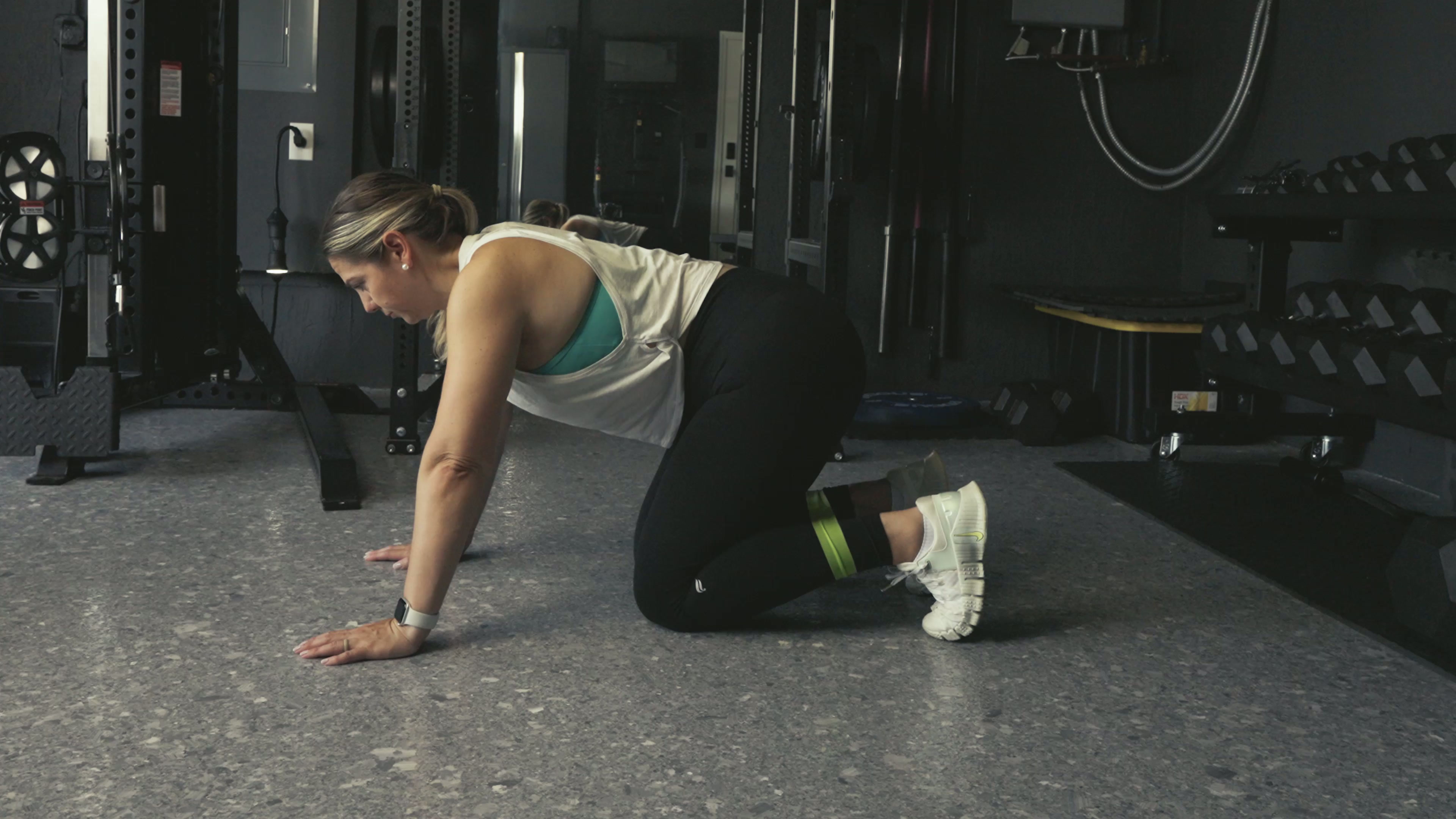 Mini Band Plank Jacks