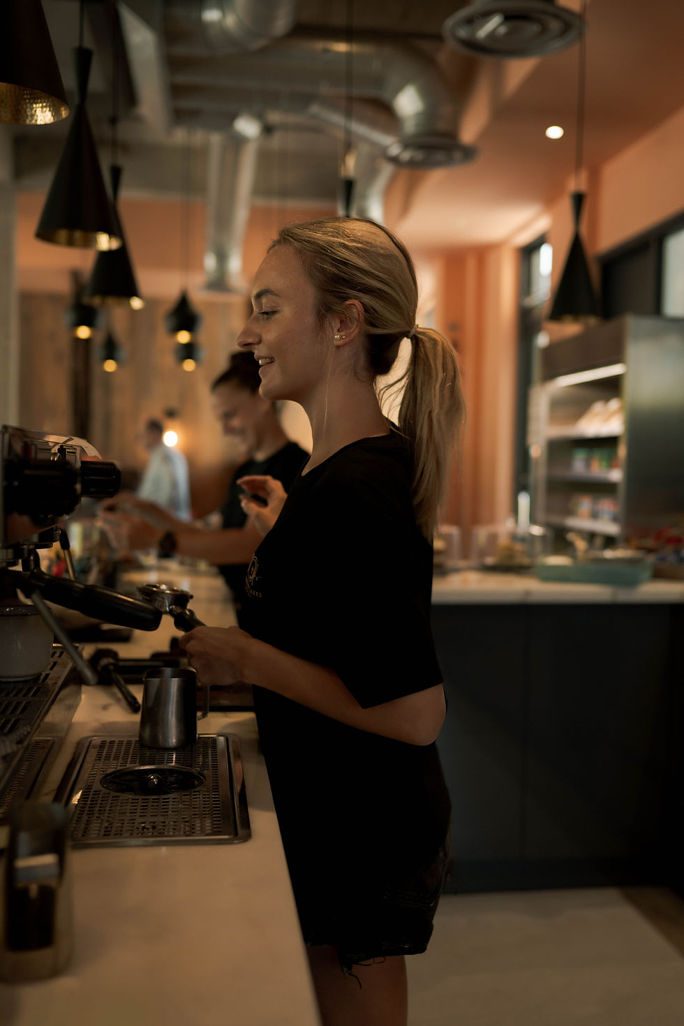 Barista at Lake Street Coffee at Lake Street Coffee