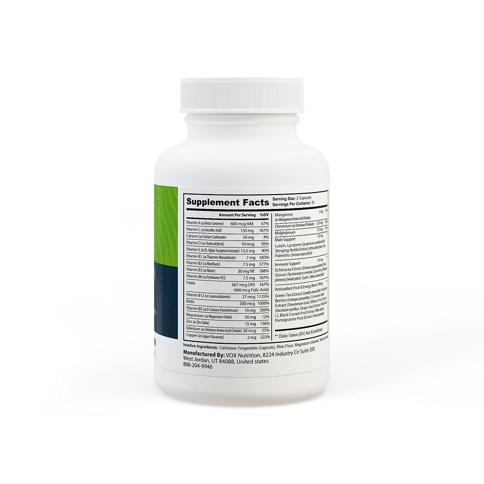 Thumbnail: Multivitamin for Men Supplement (60 Capsules)