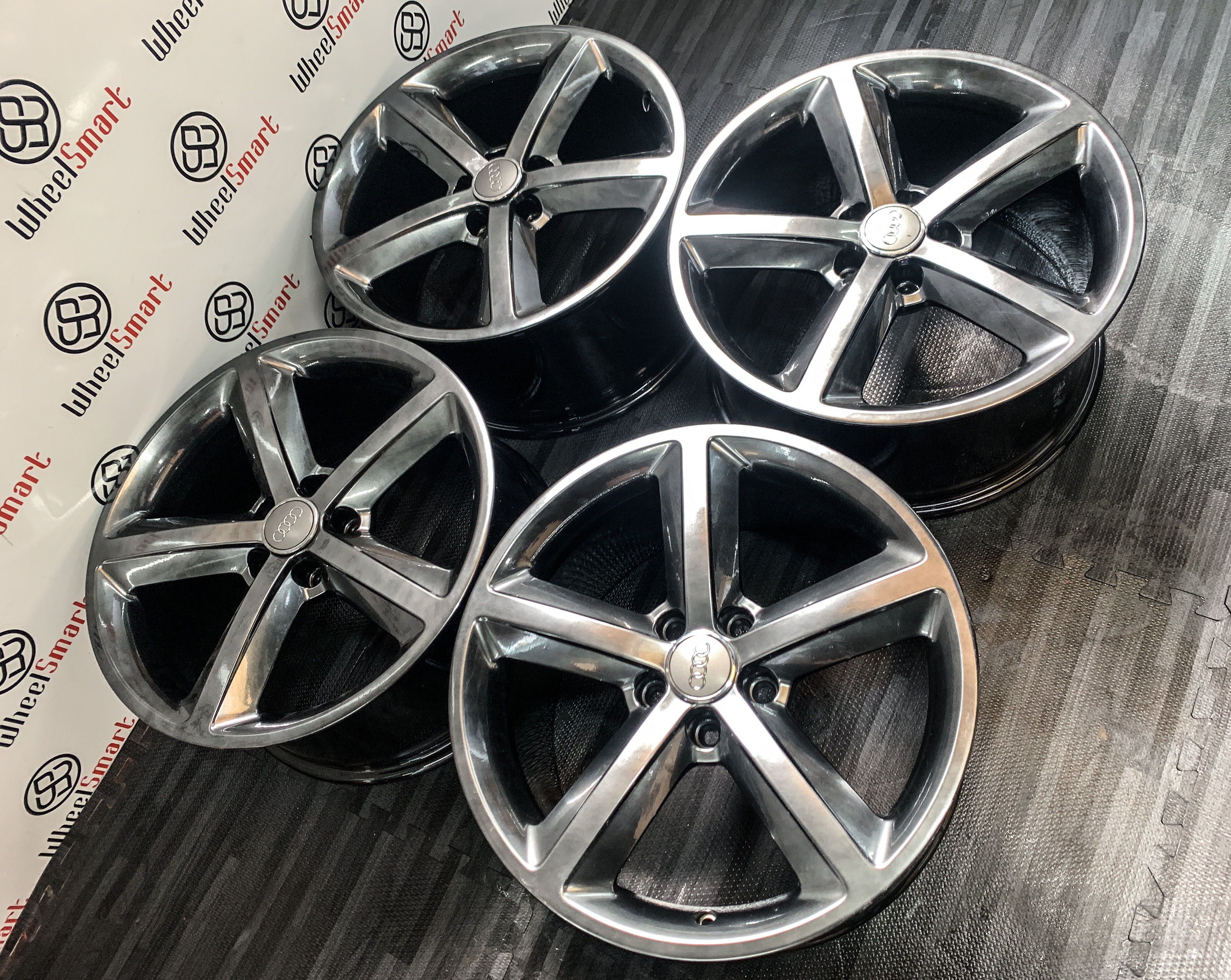 18" GENUINE AUDI SLINE ALLOY WHEELS