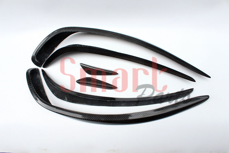 Thumbnail: MERCEDES W176 AMG STYLE FRONT CANARDS 6PCS CARBON FIBER