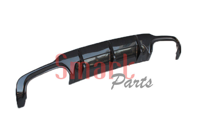 Thumbnail: MERCEDES C-CLASS W204 C63 AMG TMS STYLE REAR BUMPER DIFFUSER REAL CARBON FIBER
