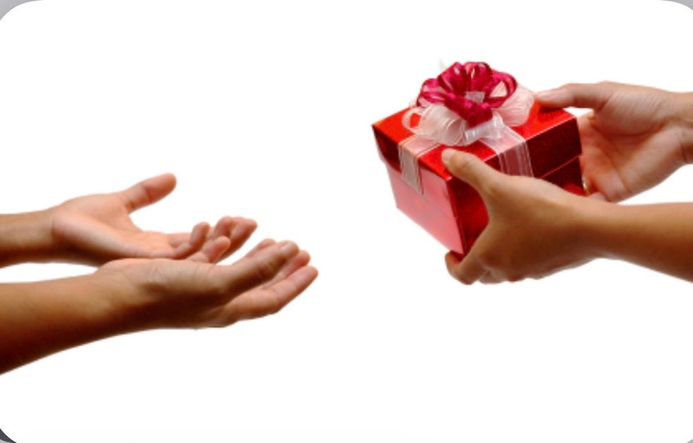 YOU HAVE SOMETHING TO GIVE: SO WHAT ARE YOU GIVING? 