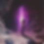 zilzai_A_woman_with_two_heads_entering_a_cave_bright_purple_f_c857b487-5f92-4112-b610-97c4