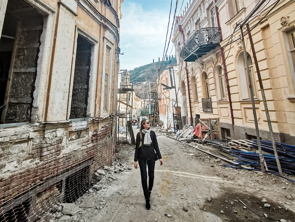 Tbilisi under construction