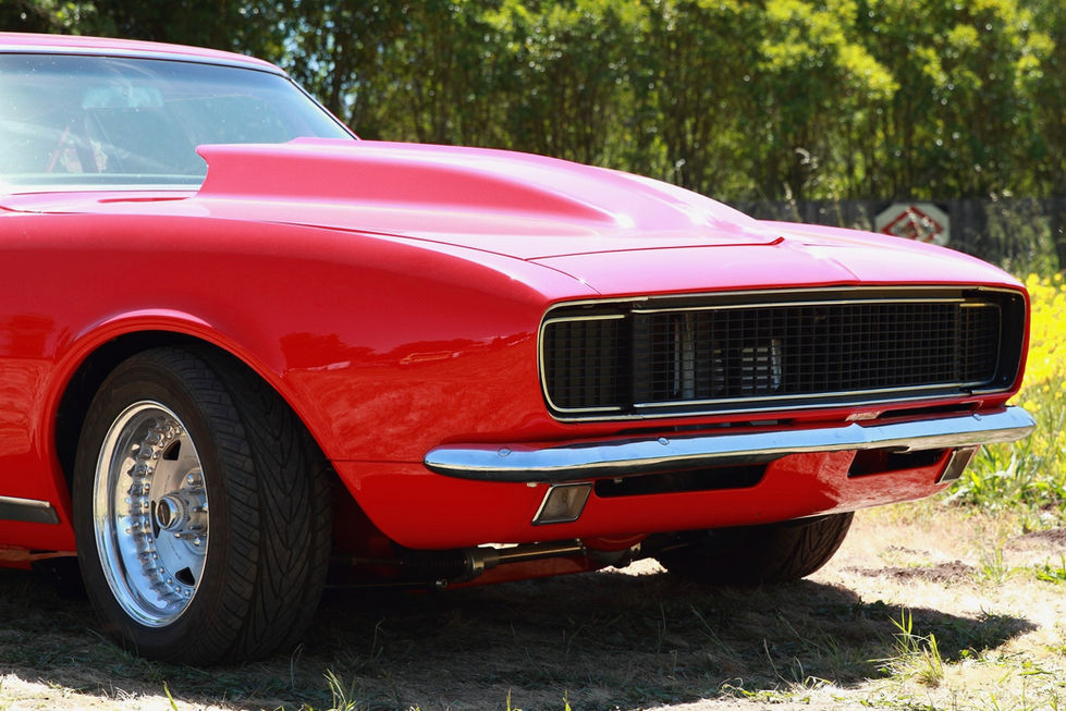 1967 RS Camaro Duramax side front view