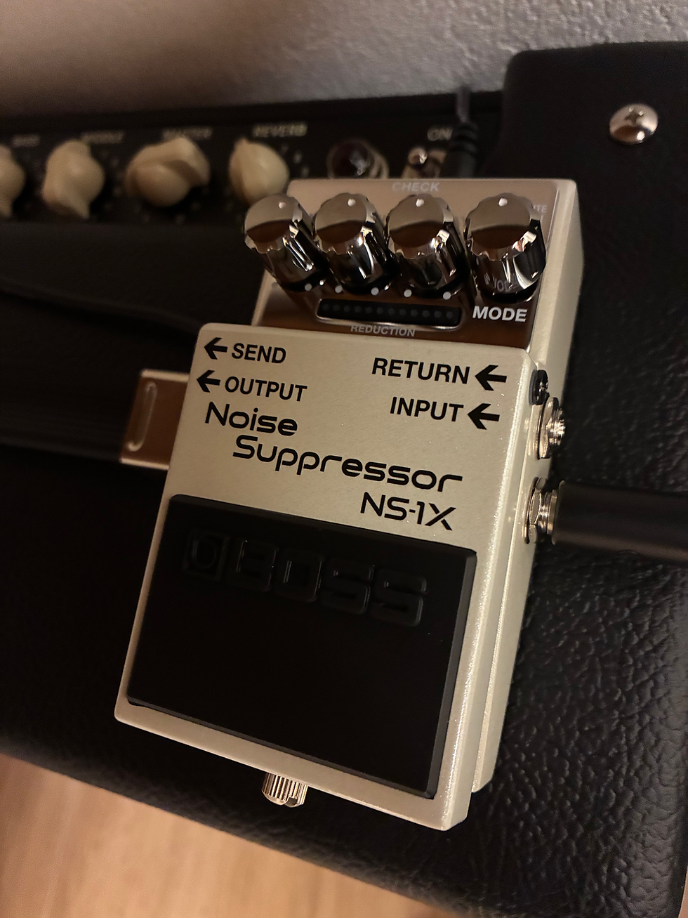 エレキギターのノイズ対策にはBOSS NS-1Xが最強!線路裏や高架下の環境でも静寂を