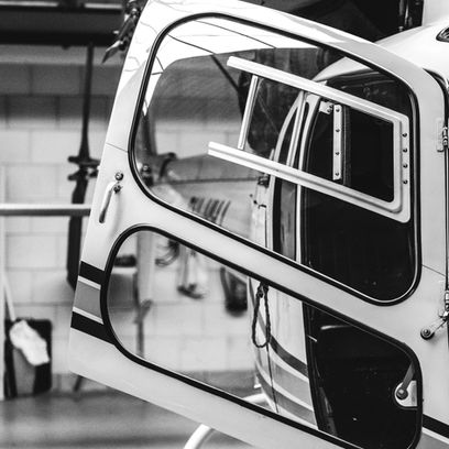 Missions- und Kabinenausrüstung für den täglichen Hubschraubereinsatz.