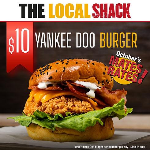 The Local Shack Yankee Doo Burger