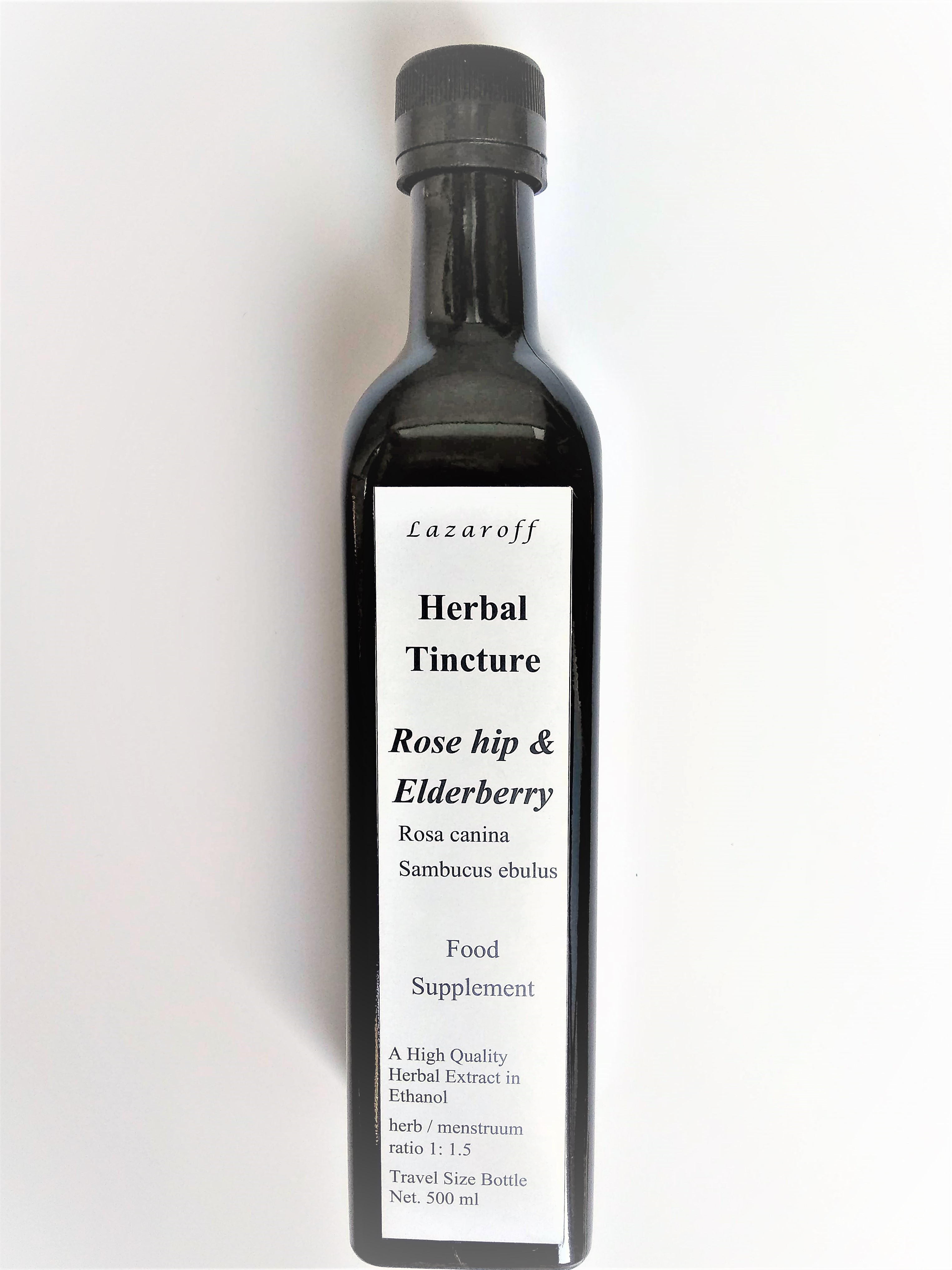 Nypon & Fläderbär Tinktur 500 ml content media