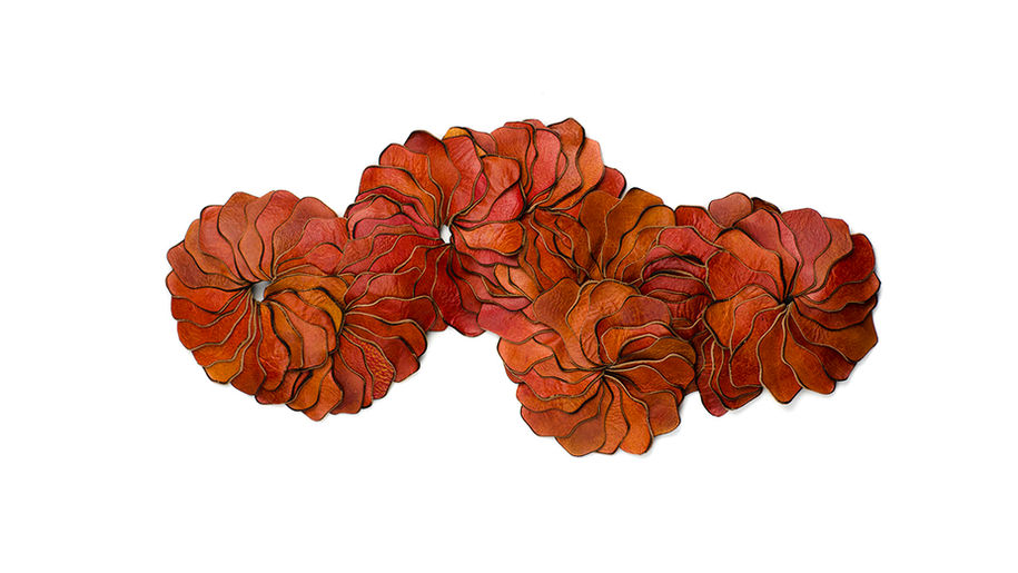 Broosch karin roy andersson reindeer skin