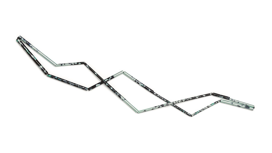 necklace silver enamel by Karin Johansson