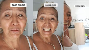 A sus 59 años, mujer logró cumplir el sueño de tener casa propia: “Se siente rico, mi propio espacio”