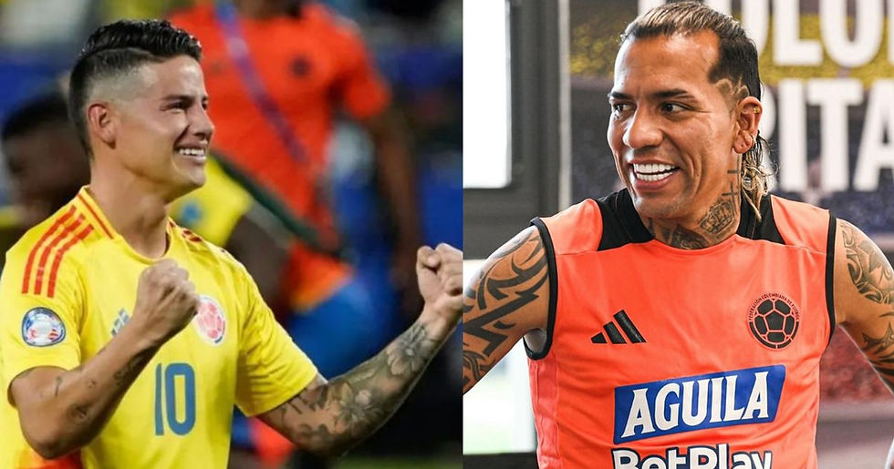 Dayro Moreno posó junto a James y dejó inspirador mensajes: Así agradeció al capitán