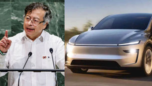La llegada de Tesla a Bogotá desató furor y hasta Petro opinó al respecto