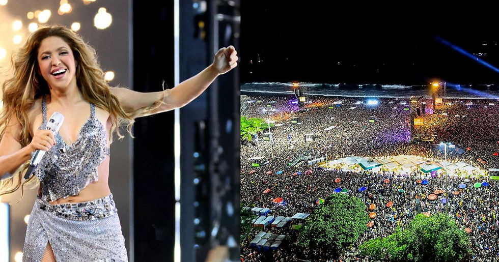 Shakira hará historia en Copacabana con concierto gratuito: Se estima que deje ganancias millonarias en Brasil