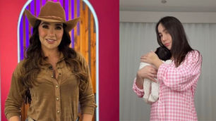 “Mis mejores parrandas este diciembre”: Paola Jara derritió de amor, arrullando a su hija
